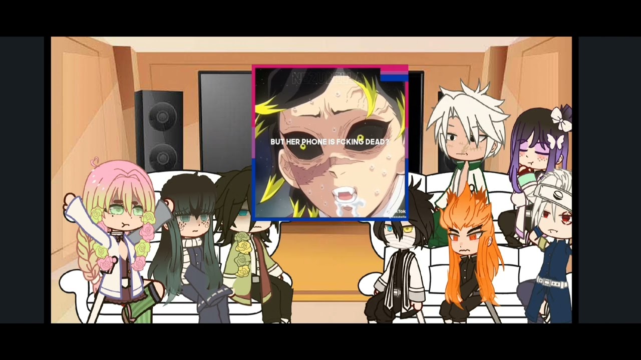 hashiras (-gyomei) react to genmui !! [ships] [OLD!!!!]