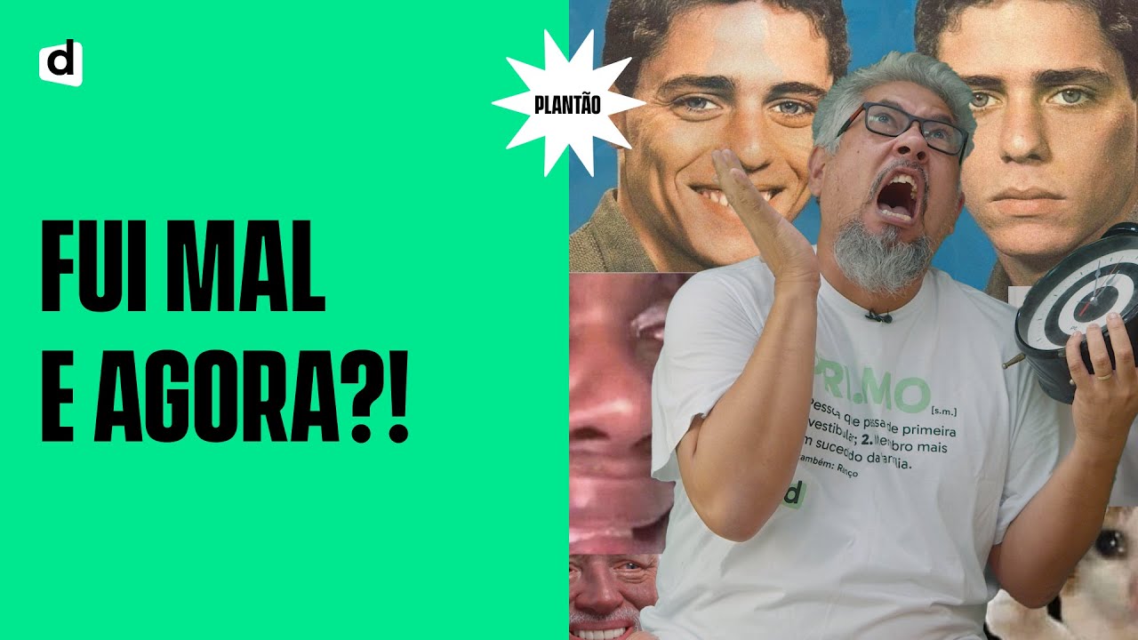 ACHO QUE FUI MAL NO ENEM. E AGORA?