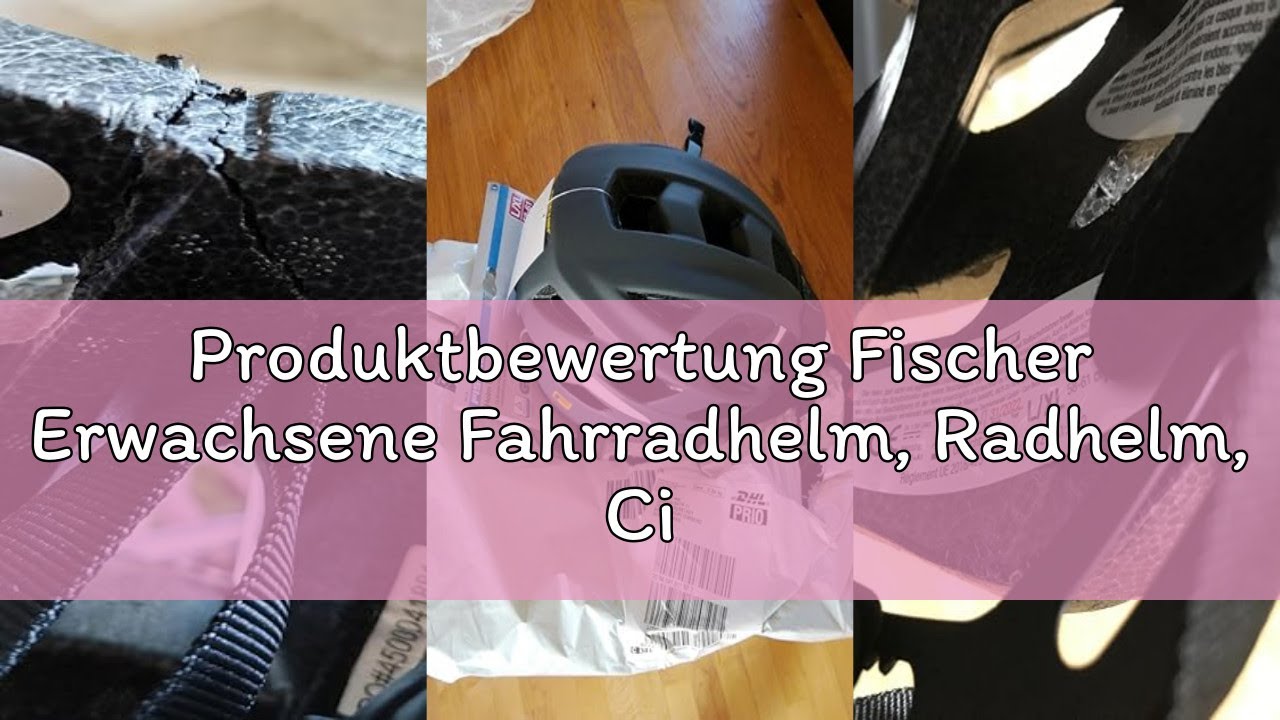 Produktbewertung Fischer Erwachsene Fahrradhelm, Radhelm, Cityhelm Urban, S/M oder L/XL, mit beleuch