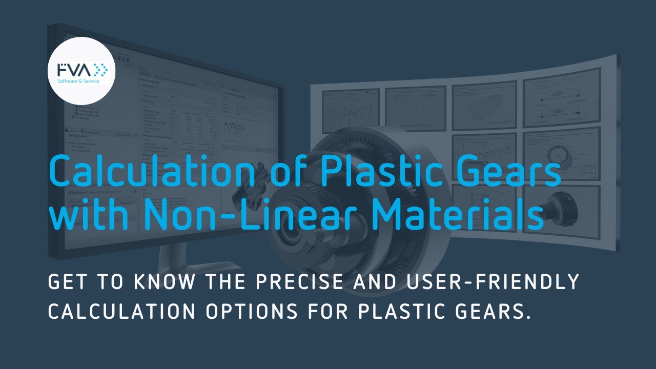 Calculation of Plastic Gears with Non-Linear Materials