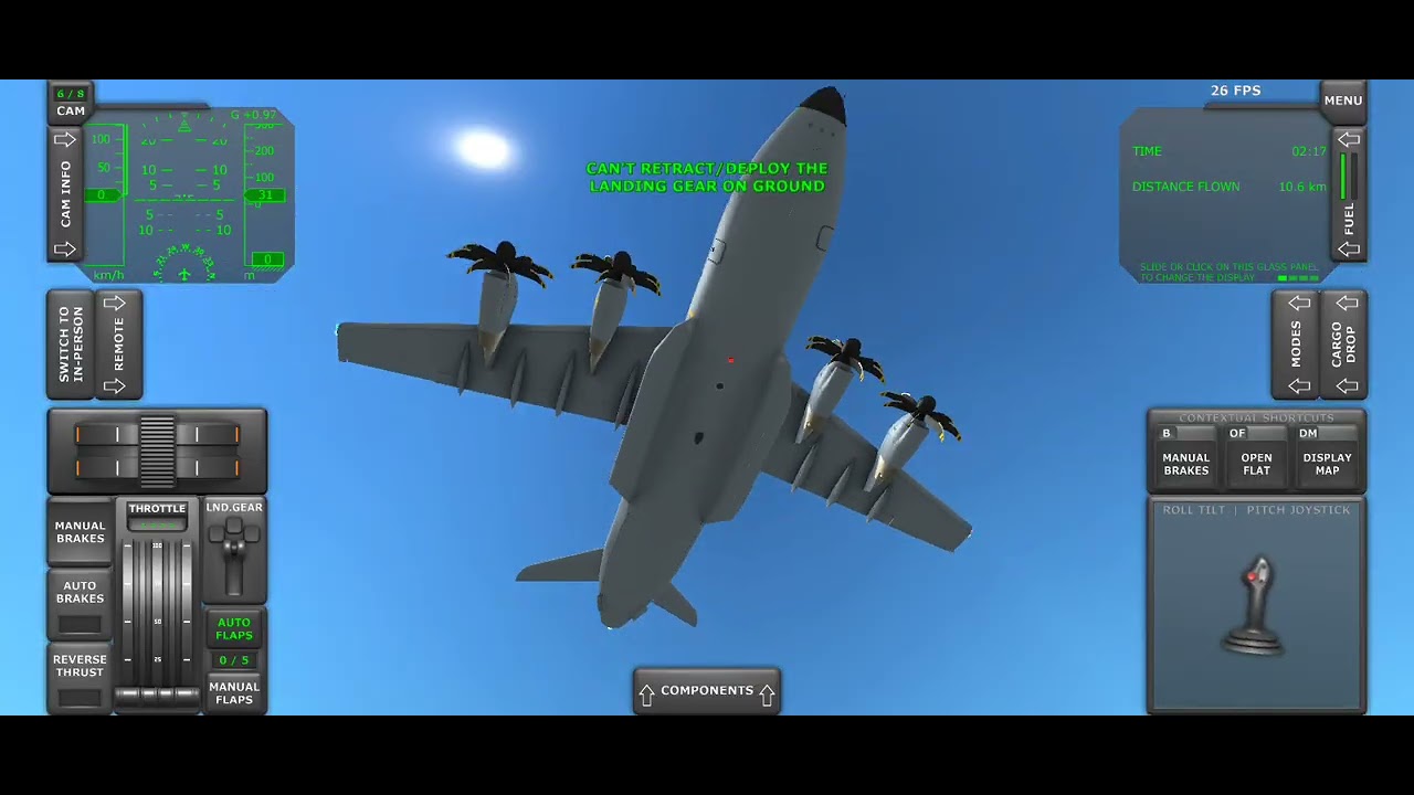 Doing some challenging landing in tfs