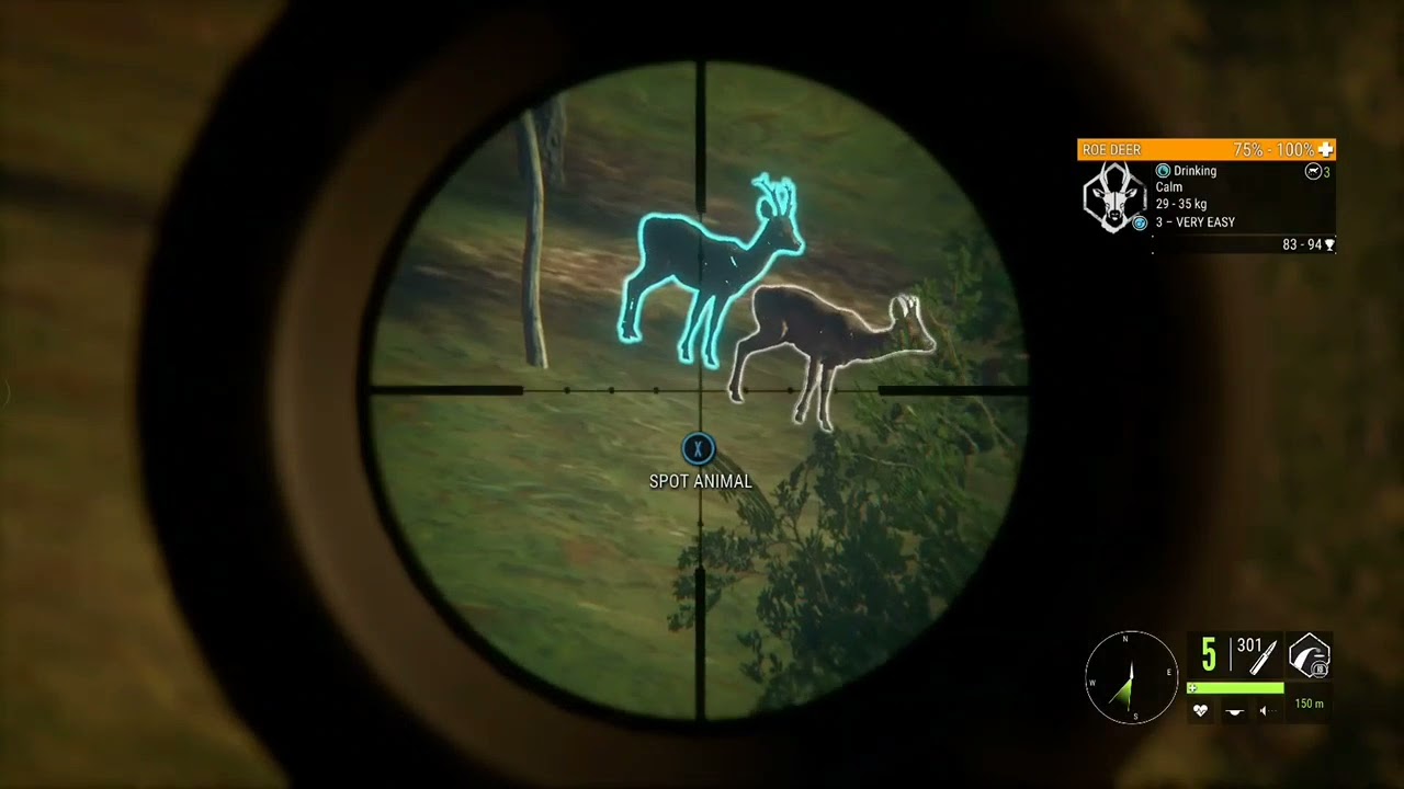 Triple Diamond Roe Deer???!?!?! The Hunter COTW
