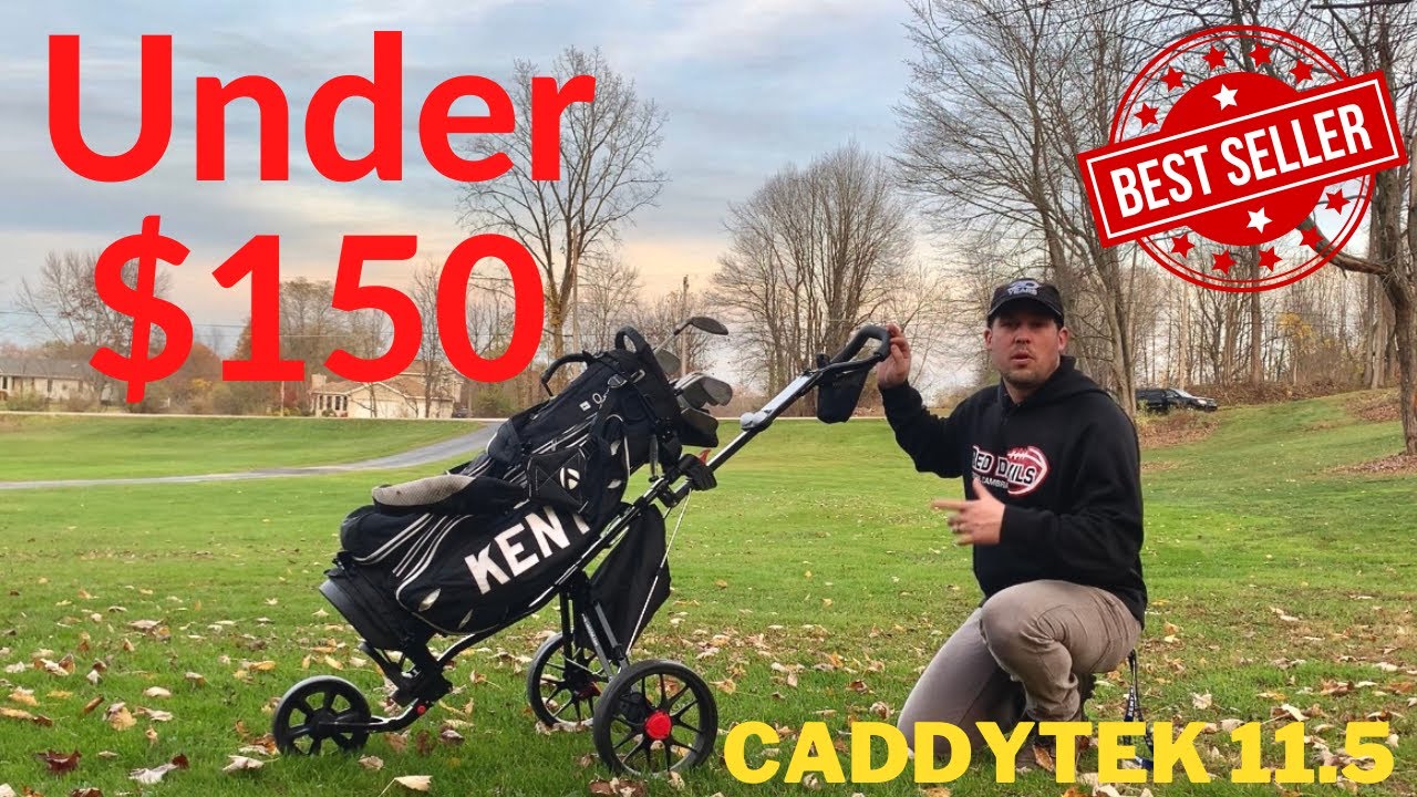 Лучший гольф-кар до 150 долларов — Caddytek CaddyLite 11.5 V3 Amazon