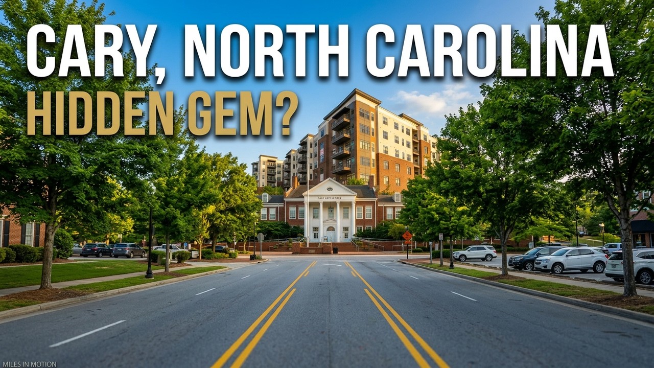 Driving Cary North Carolina | Beautiful Neighborhoods 4K