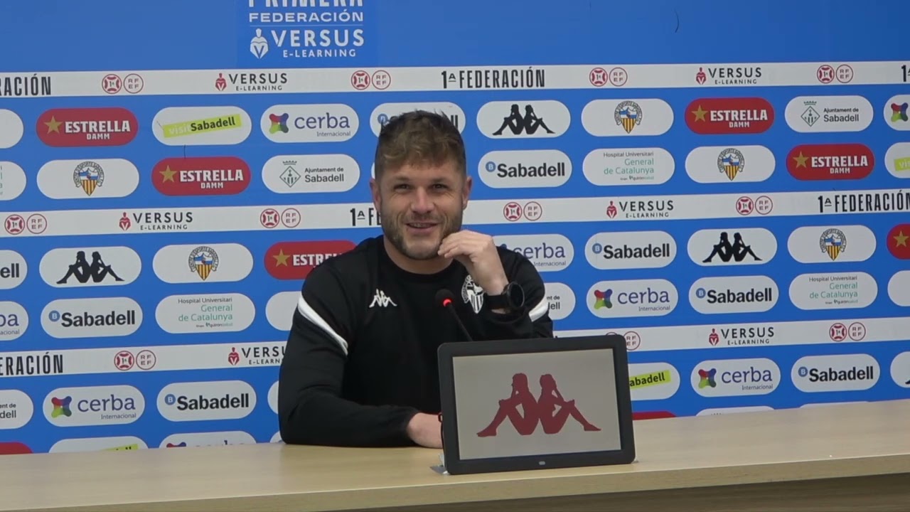 📺 RdP de Ferran Costa prèvia al CE Sabadell - Atlético Sanluqueño