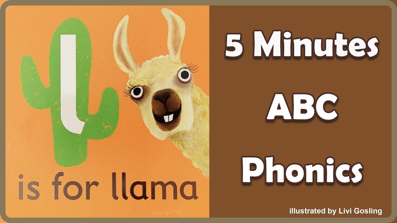 L is for Llama🔠 Phonics Read Aloud | ABC Phonics Animal Books | Learn to Read Letter Sounds Series