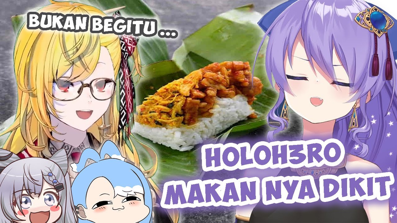 Ketika Holoh3ro Kena Roasting Soal Makanan .. [Ollie Moona Yopi Kaela]
