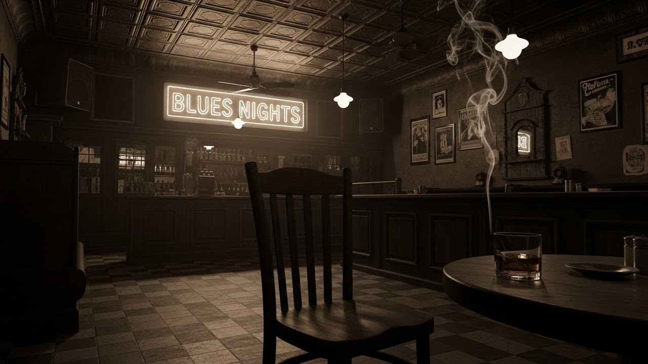 Late Night Office Vibes: Classic Rock Blues Retro Bar Playlist for Work & Relaxation
