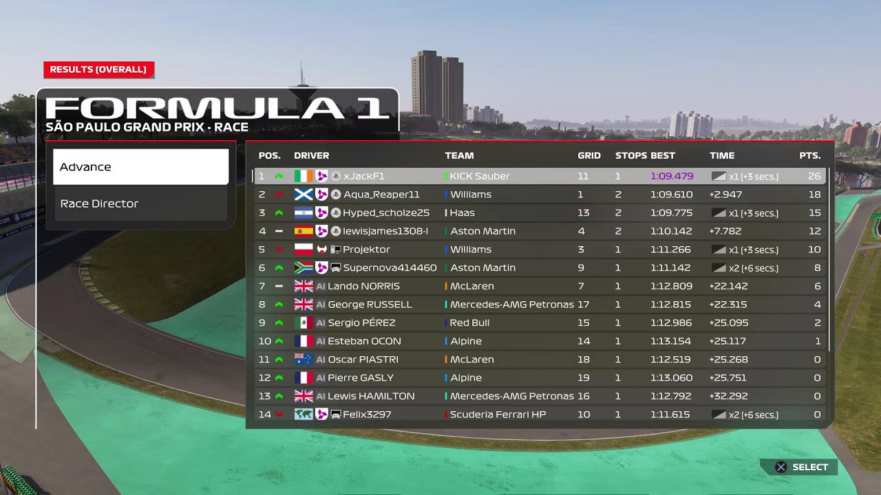 🔴 LIVE F1 24 MFRL S2 R7 BRAZIL RACE