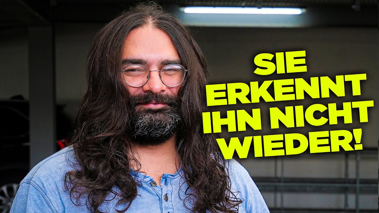 Seine FRAU bewirbt ihn HEIMLICH für ein UMSTYLING (Er wusste von nichts)