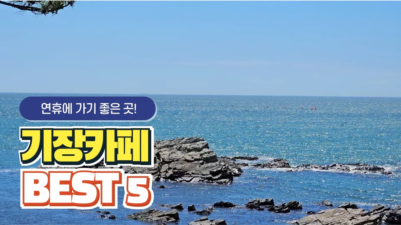 부산 여행 오면 가야 할 기장카페 5곳