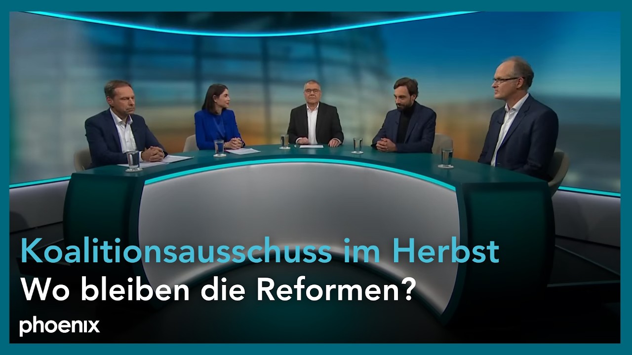 phoenix runde: Koalitionsausschuss im Herbst - Wo bleiben die Reformen?
