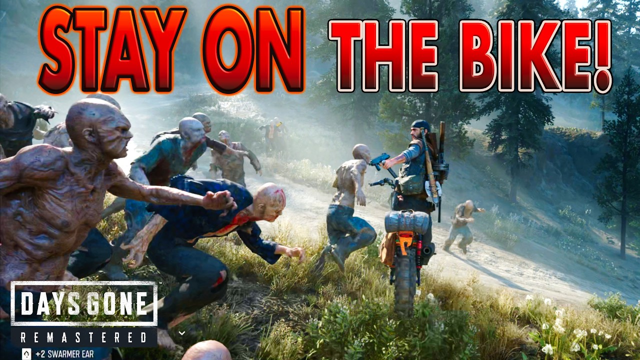 STAYING ON THE BIKE?! 🏍️🔥 METOLIUS LAVA CAVE HORDE | Days Gone Remastered