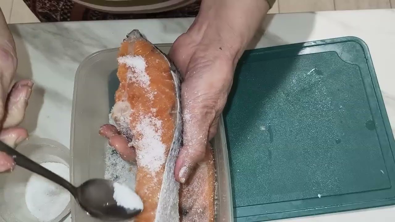 Мои праздничные букеты !😀💐Солю сёмгу ! 🦈 Будет вкусно!👍#лайфхакрецептрыба