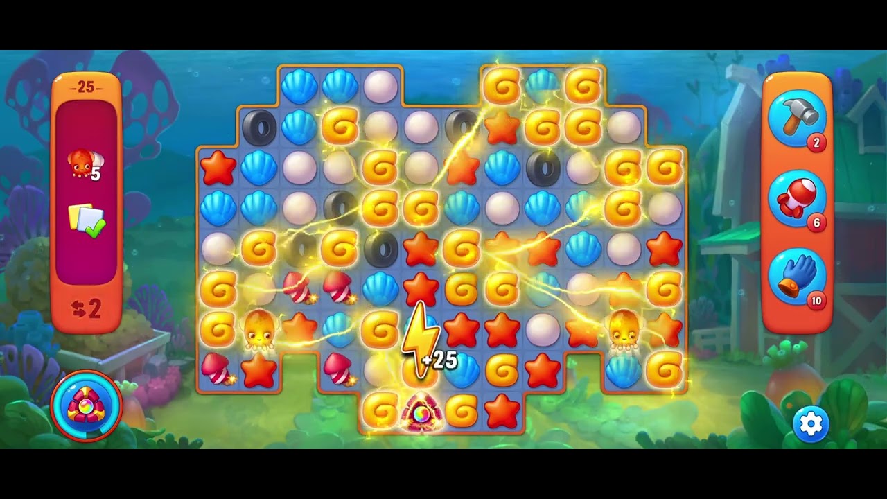 @Fishdom Atlantis Special Level Challenge Cup Stage 25