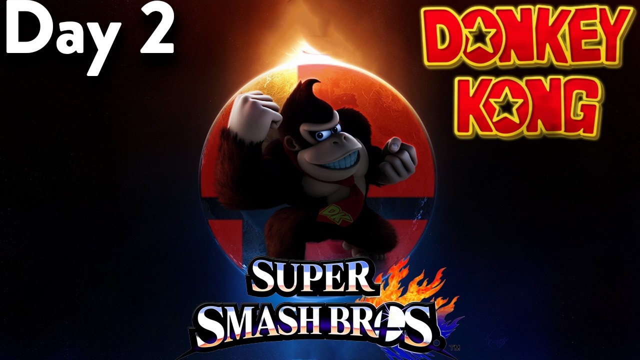 Day 2 Of WINNING A Smash Tourney With EVERY CHARACTER! (Donkey Kong)- Super Smash Bros. Ultimate