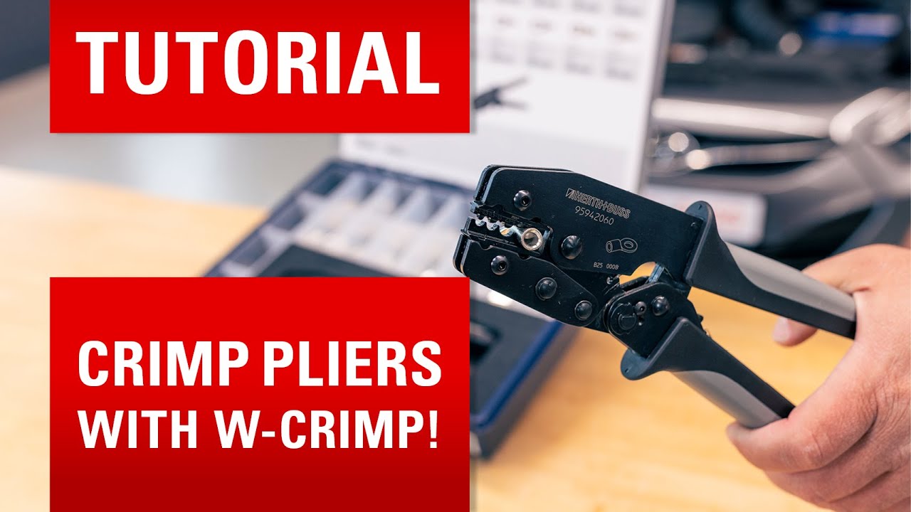 Innovative crimping pliers for cable cross-sections up to 16 mm2