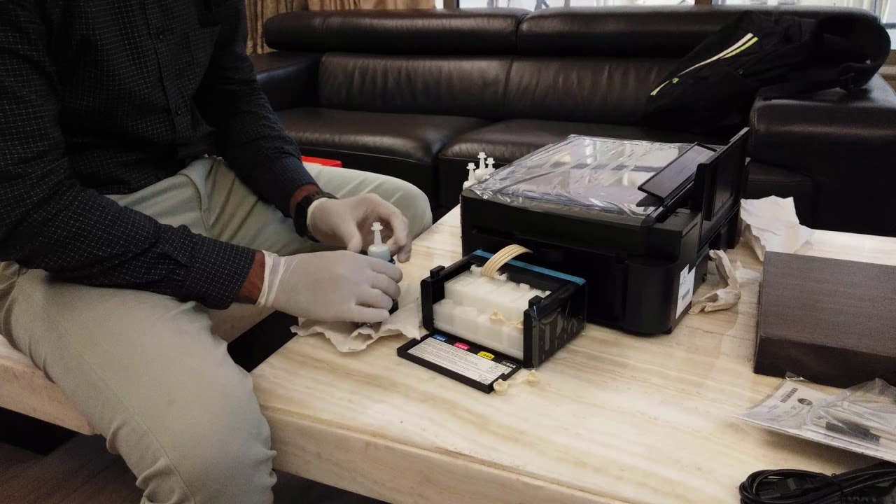 UnBoxing and Printer Installation EPSON L405