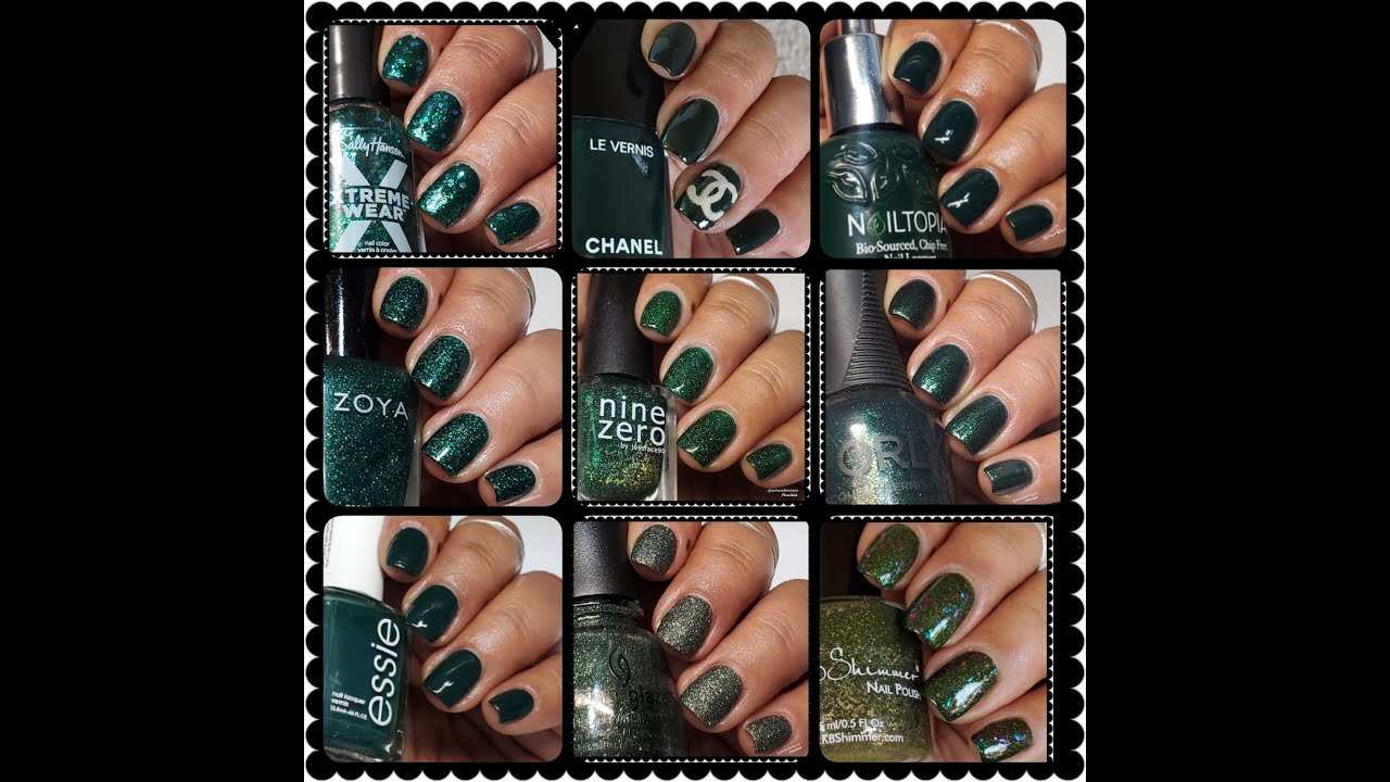 Christmas Green Polish Collection | NAILMAS 6