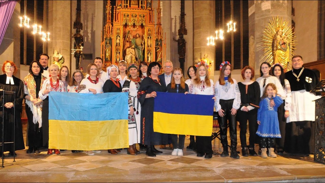 Friedensgebet für die Ukraine im Münster St Johannes