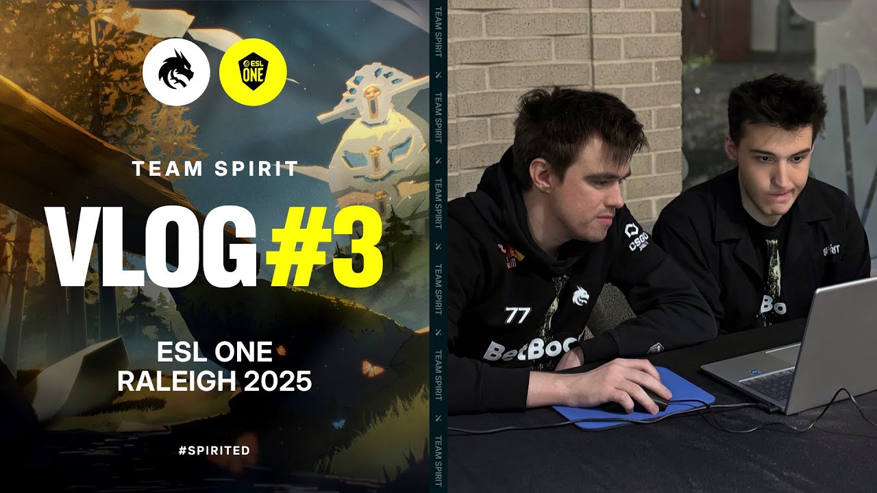 TEAM SPIRIT: ESL ONE RALEIGH 2025. VLOG 3