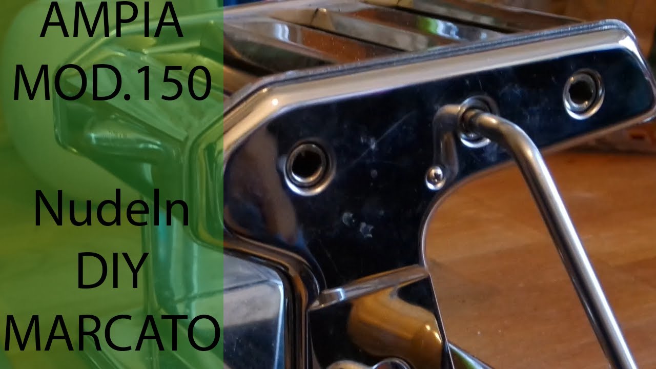 Ampia Nudelmaschine MOD150 original Nudeln selber machen mit Rezept