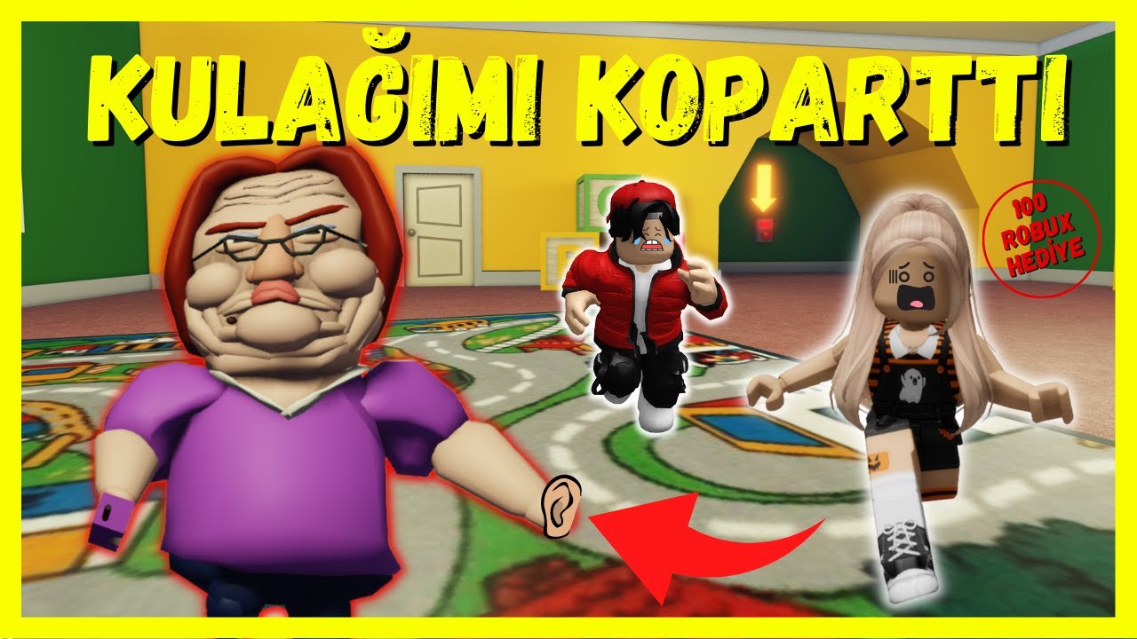 TOMBİŞ BAKICI NACİYE TEYZE KULAĞIMI KOPARTTI👂ROBLOX BETTY'S NURSERY ESCAPE