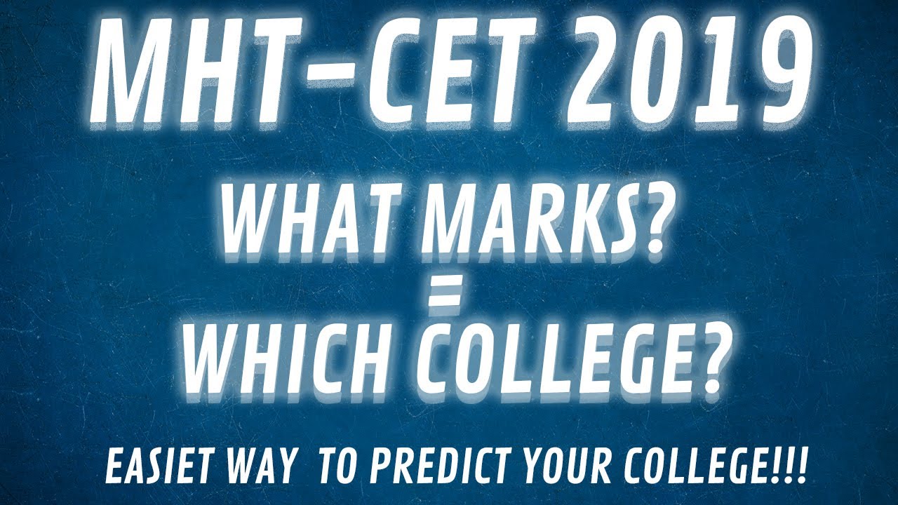 How to predict your MHT-CET college from your marks | Easiest way to predict your college|PSD1