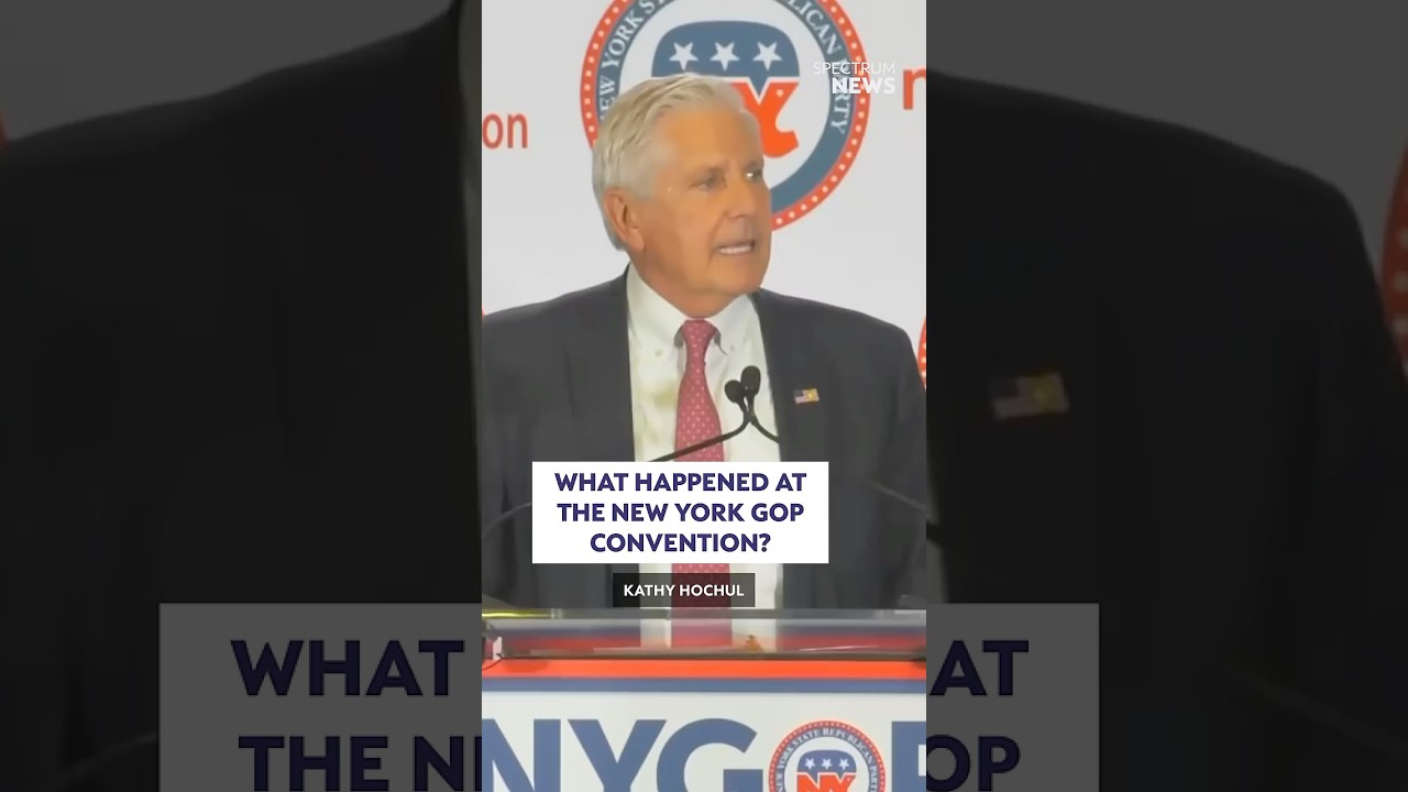 What happened at the New York GOP convention?
