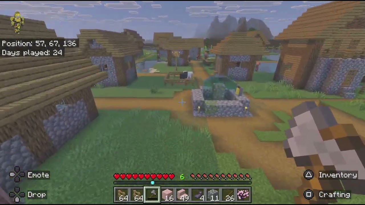 Minecraft: Building a bridge