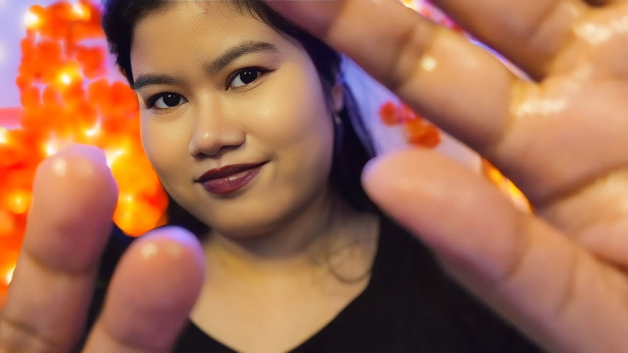 ASMR Tingly Oil Massage For Face & Neck💆&zwj;♀️ | No Talking, Layered Sounds, Hand Movements, Tapping 
