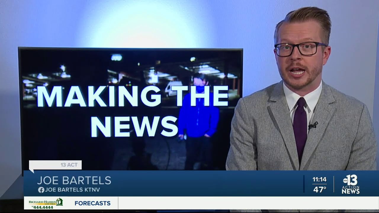 Joe Bartels Follows MMJ Behind-the-Scenes to Report Local News, From KTNV Las Vegas, Jan. 28, 2021