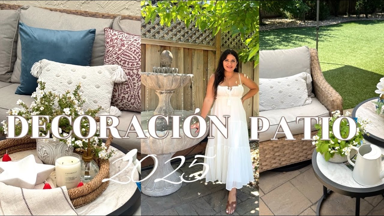 DECORACION PATIO 2025 | DECORA CONMIGO PATIO | IDEAS DECORACIÓN 4 DE JULIO | YESOUL