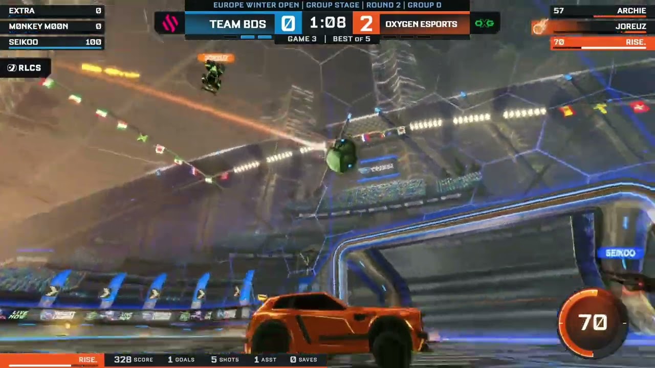 Joreuz Hits Musty Double Tap In RLCS??