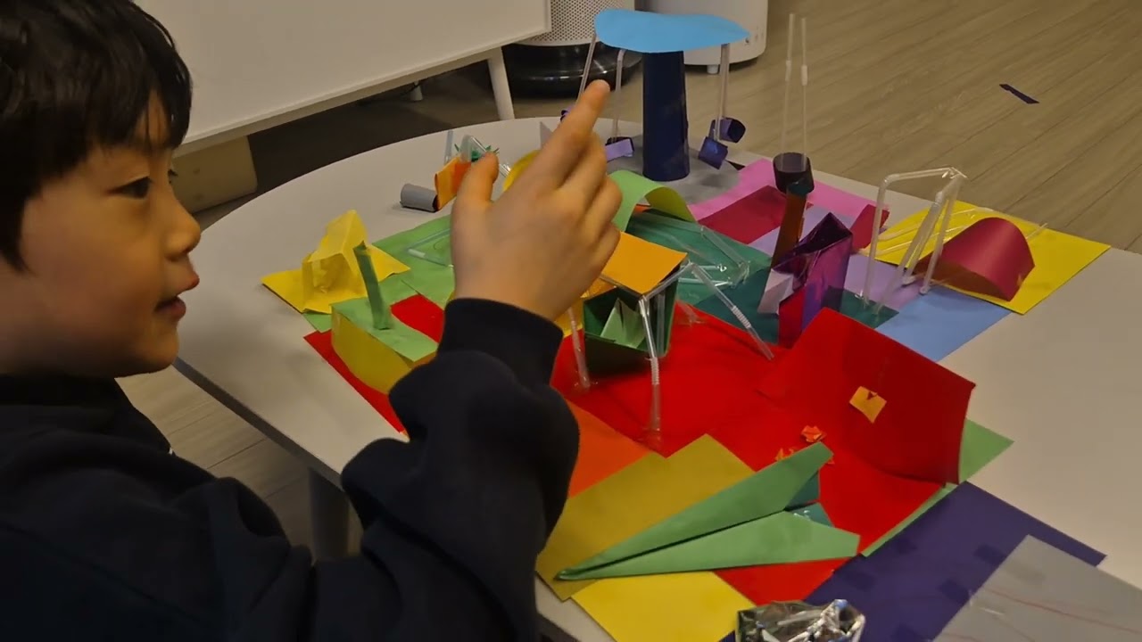 6살 Daniel 놀이동산을 색종이로 만들면!? Teme Park made of Origami Paper!