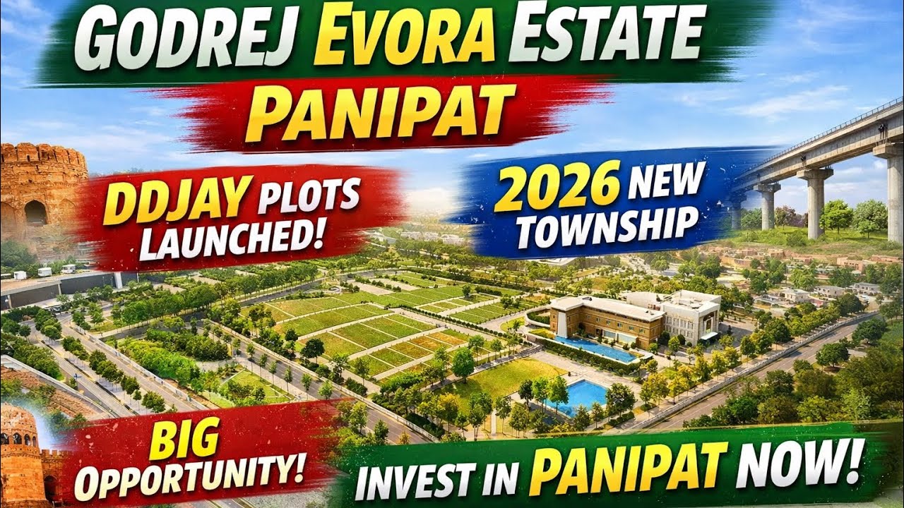 Godrej Evora Estate Panipat | DDJAY Plots Launch | Invest in Panipat with Godrej Properties |