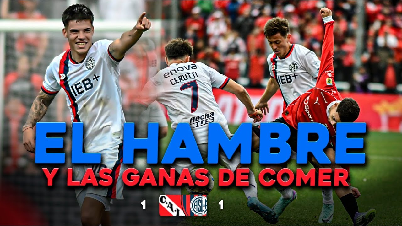 SAN LORENZO SE EMPAT&Oacute; SOLO CONTRA INDEPENDIENTE - LOS PUNTAJES DEL CICL&Oacute;N