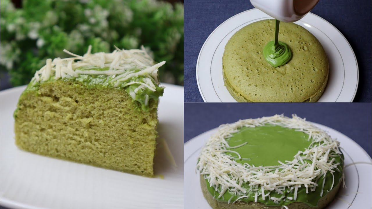 CARA MEMBUAT BOLU MATCHA 2 TELUR, SUPER LEMBUT DAN PRAKTIS