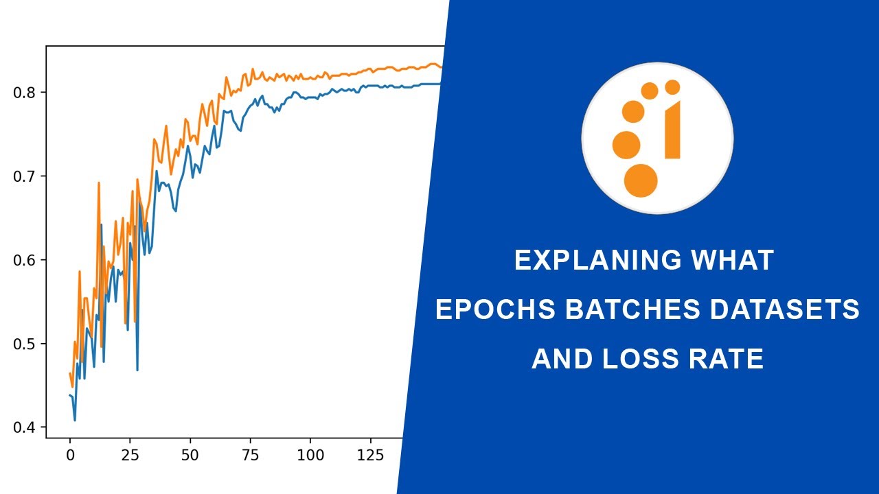 Explaining what Epochs, Batches, Datasets, and Loss rate are