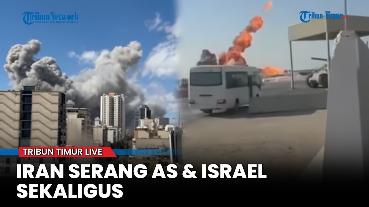 🔴 Balas Dendam Iran Meledak! Kedubes AS & Kantor Netanyahu Dihujani Rudal