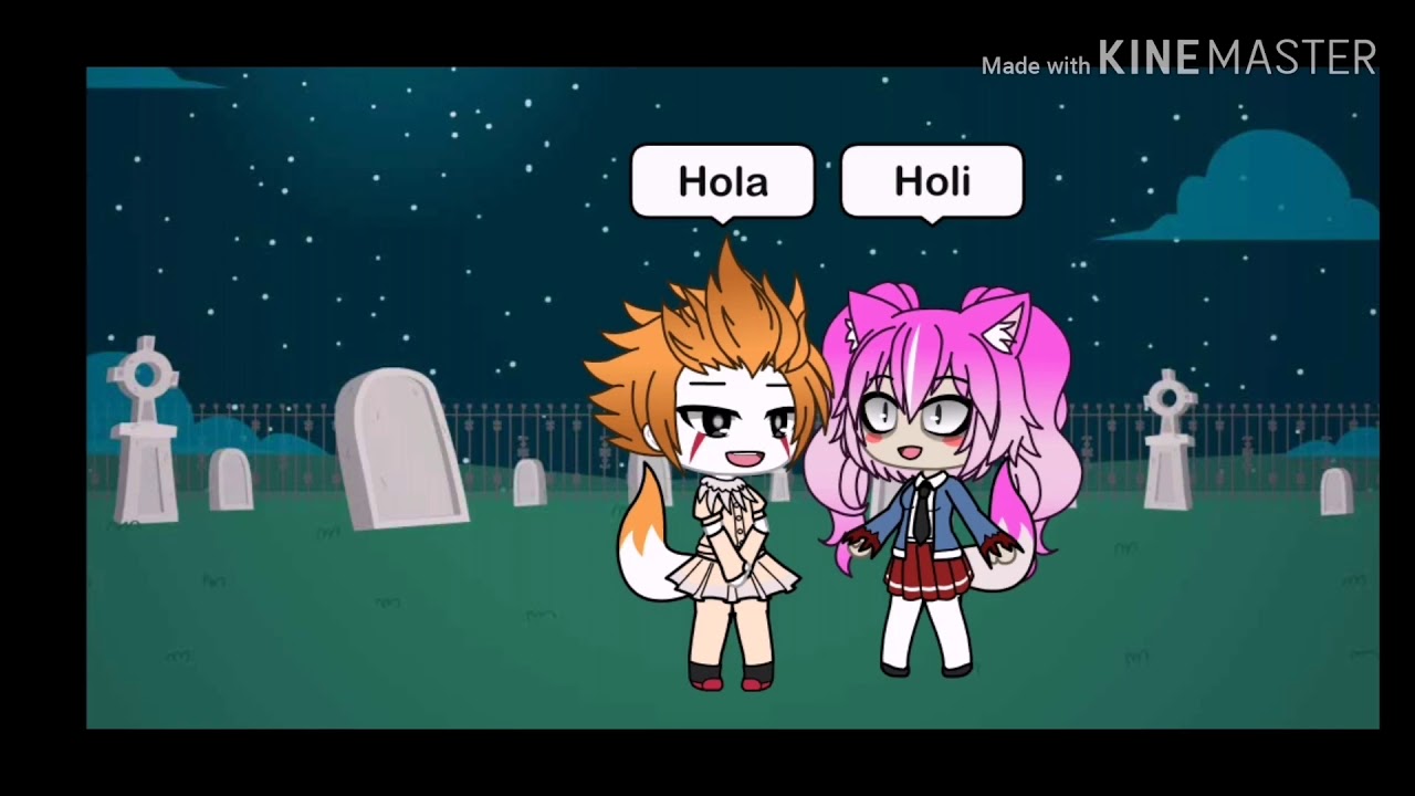 Foxy x Mangle/cap16/fnaf/gacha life uwu