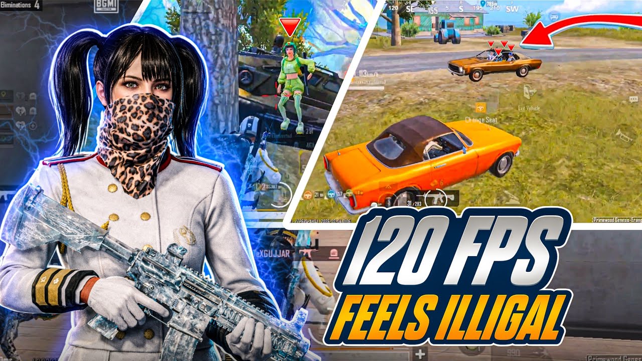 120 FPS FEELS ILLIGAL🔥☠️ | FASTEST 5 FINGER PLAYER 🥶 | BGMI-PUBG