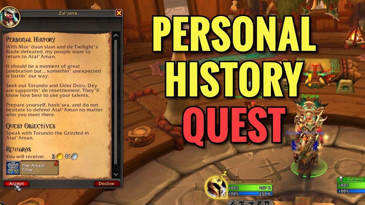 Personal History Quest (WoW Midnight)