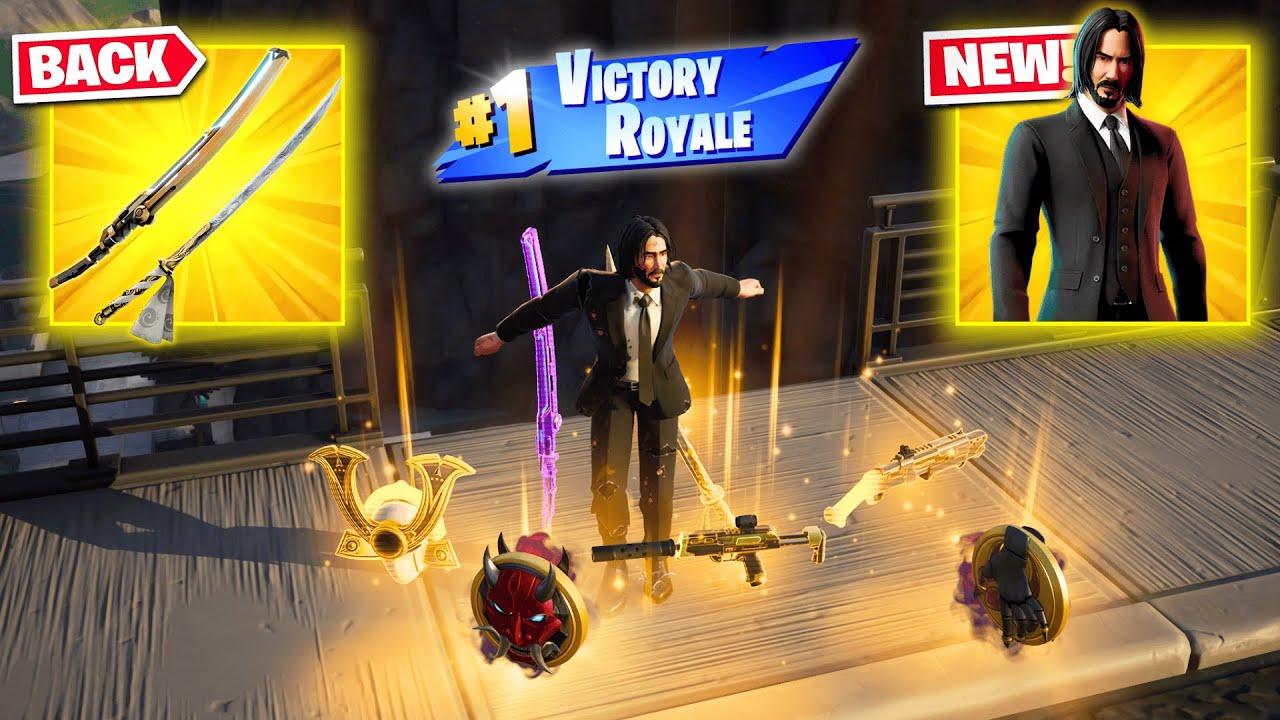 JOHN WICK vs 3 NEW MEDALLIONS & MYTHIC’S CHALLENGE (NEW! Fortnite Chapter 6 Season 1)