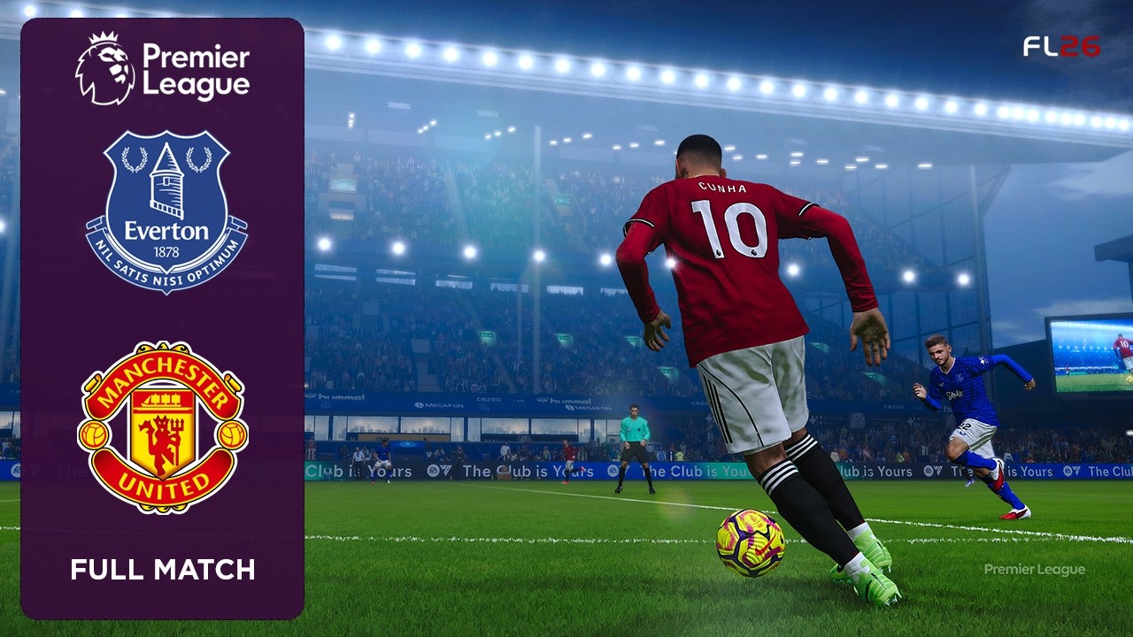 FL 26 | Everton vs Manchester United | Premier League 25/26 | Full Match Simulation | 2K HDR | PC