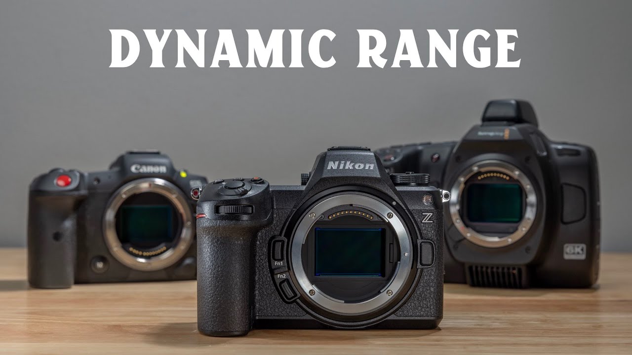 Nikon Z6 III — динамический диапазон (сравнение с Canon R5C и Blackmagic 6K Full Frame)