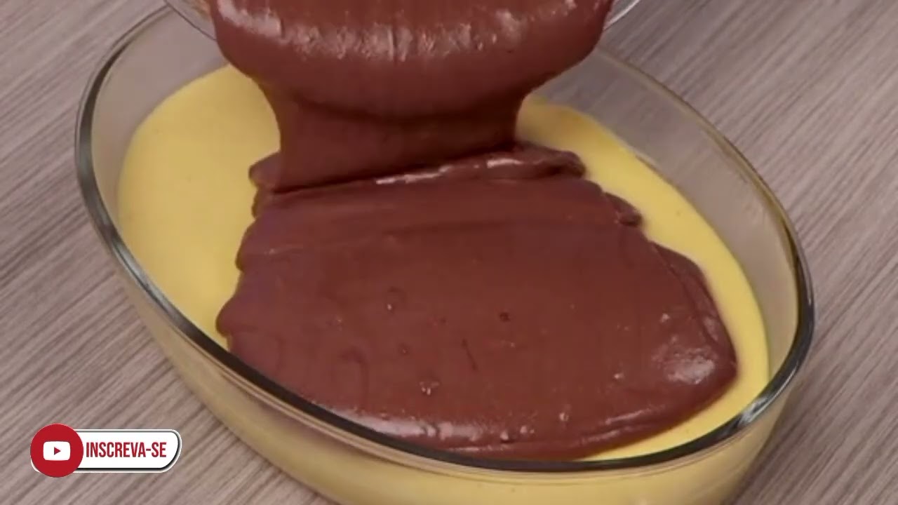 Sobremesa cremosa de chocolate e maracuja #receitafacies 