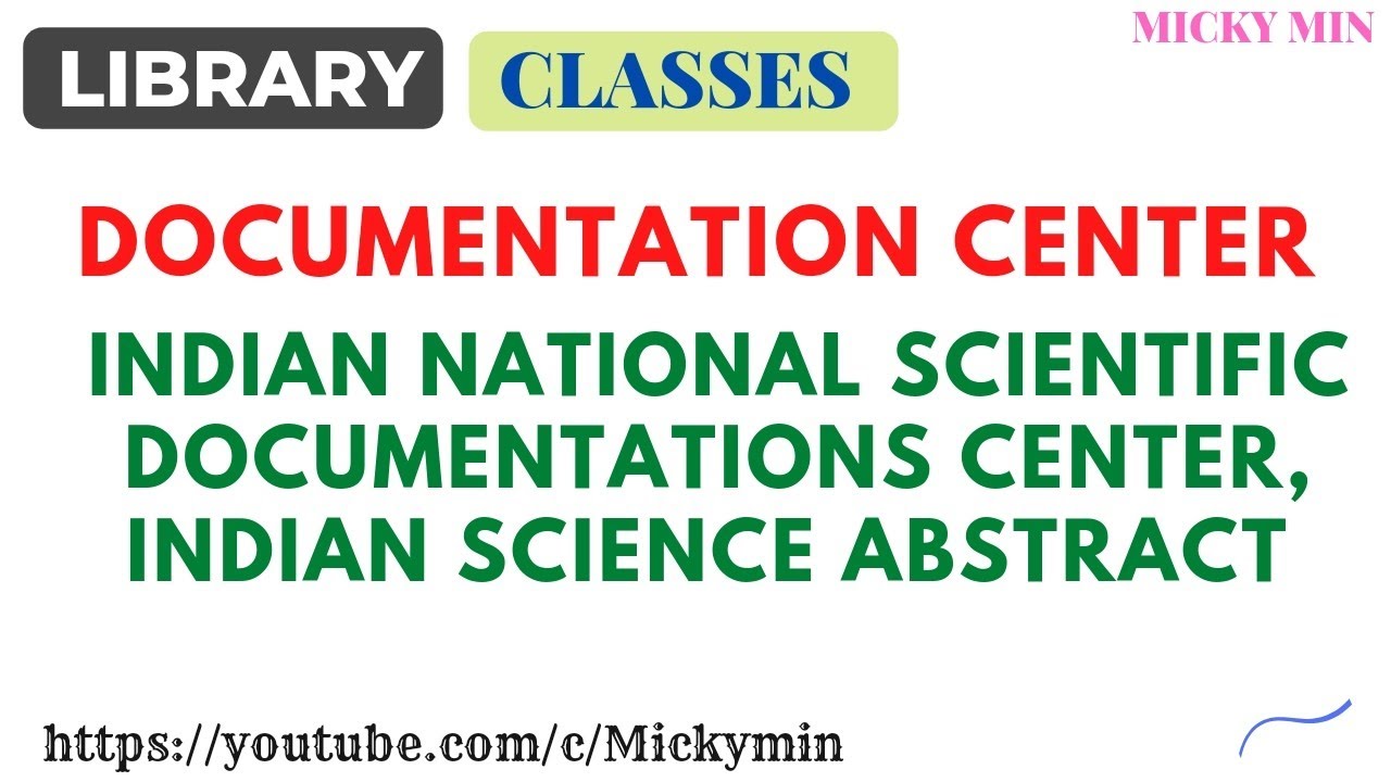 Documentation Center | INDIAN NATIONAL SCIENTIFIC DOCUMENTATIONS CENTER | ISA, NISCAIR | Competition