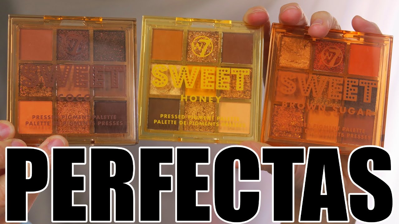 💥💥 NOVEDADES de W7 💥💥 Paletas de sombras SWEET ¿Merecen la pena?