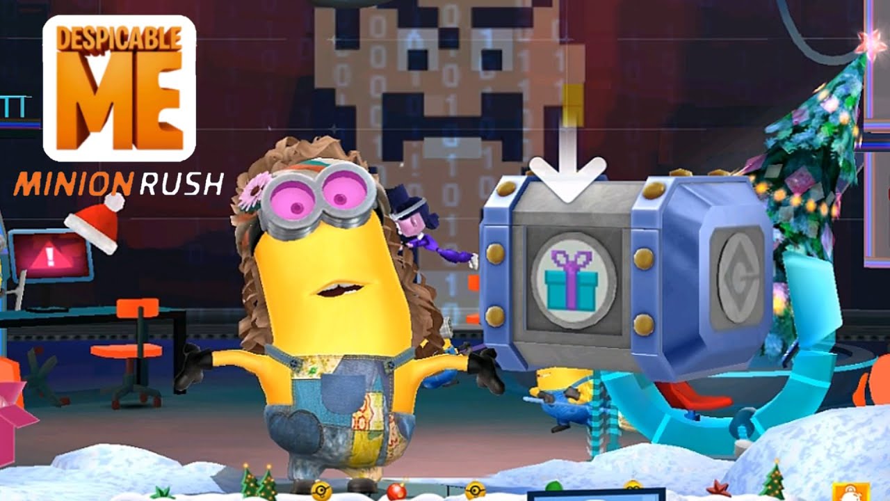 Minion Rush Hippie Kevin minion run STOLEN PRESENTS Special Mission STAGE 1 complete